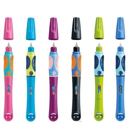 Espositore 12 penne stilografiche Pelikan Griffix con impugnatura a pinza - fusto colori assortiti - 605373